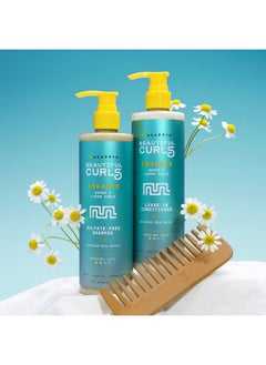 Alaffia - Beautiful Curls, Curl Enhancing Shampoo And Leave-In-Conditioner - Cleanses, Soothes, Fortifies Scalp And Hair, Hydrates, Softens And Improves Elasticity, Unrefined Shea Butter, 12 Oz Each  - Image 3
