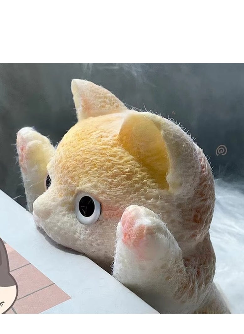 Rally - 20cm Squeezeable Silicone Cat Toy - Stress and Anxiety Relief, Soft Mochi Anti-Stress Toy for Adults and Kids, Multiple Colors (Randomly Selected) - Image 1