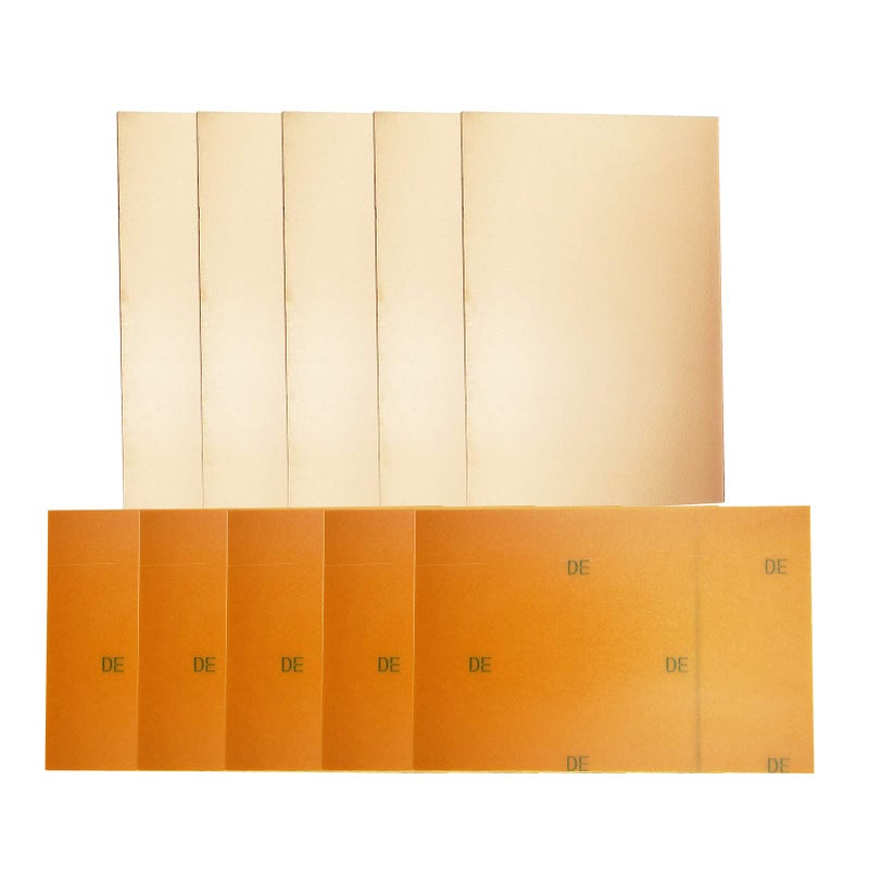Generic YUNGUI 10PCS Bakelite Copper PCB,100x150x1.5mm Single Sided Copper Clad PCB Laminate Circuit Board for Etching Kit  - Image 1