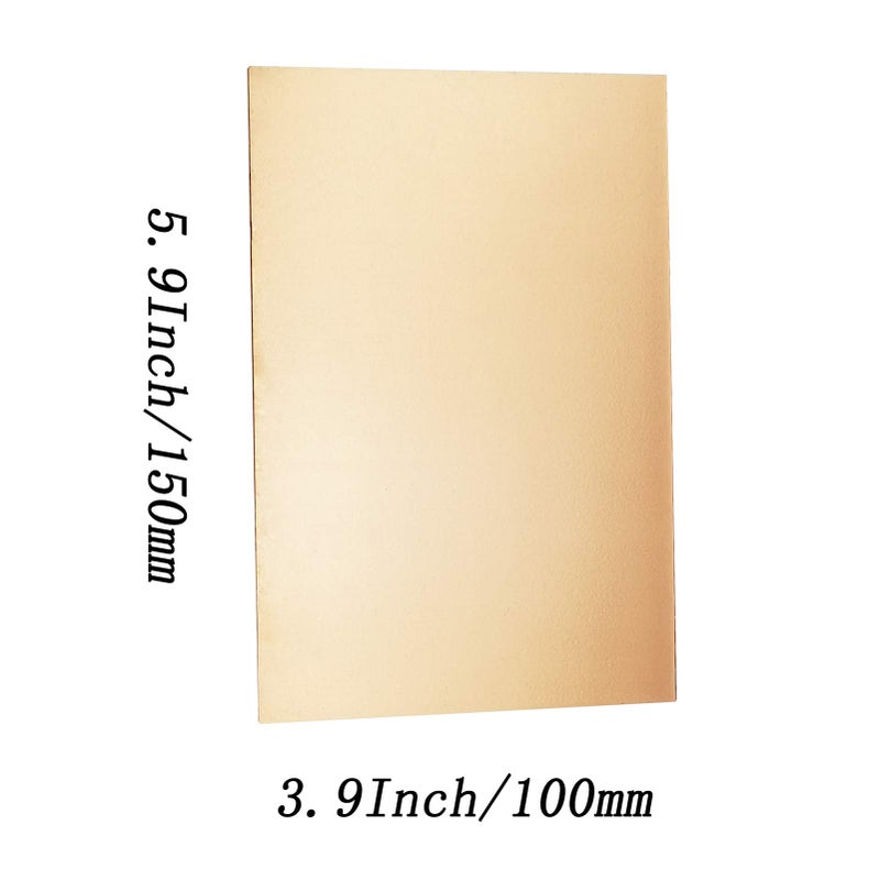 Generic YUNGUI 10PCS Bakelite Copper PCB,100x150x1.5mm Single Sided Copper Clad PCB Laminate Circuit Board for Etching Kit  - Image 2