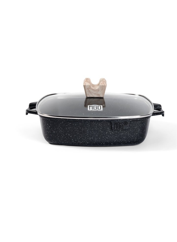 MGC Soup pot kitchenware, non-stick pan set, black granite non-stick kitchenware set, cooking set, sensor kitchen kitchenware set, without PFOA and PFAS  - Image 1
