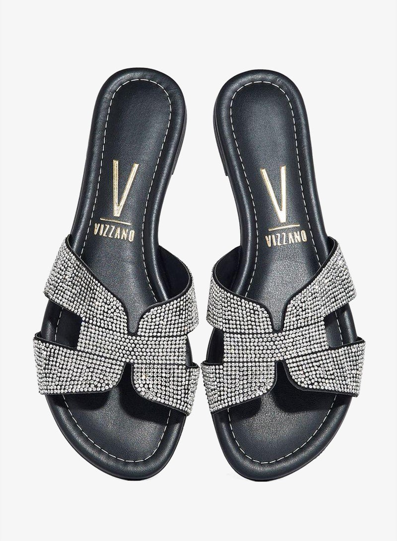 فيزانو صنادل مسطحة للنساء - صنادل مسطحة أنيقة ونعال مسطحة مريحة للسيدات - Image 4