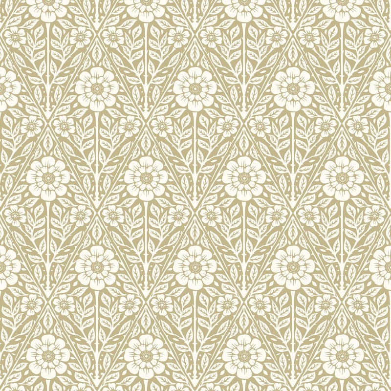 LUKUUI Floral Wallpaper Peel and Stick Vintage Boho Cream Damask Wallpaper Textured Removable Self Adhesive Vinyl Wall Paper for Bedroom Bathroom Cabinets 17.3" x 78.7" - Image 1