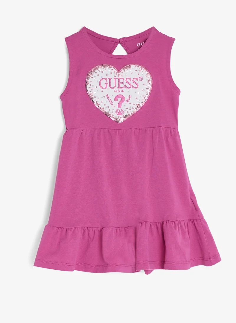 GUESS Kids Graphic Sleeveless Mini Dress