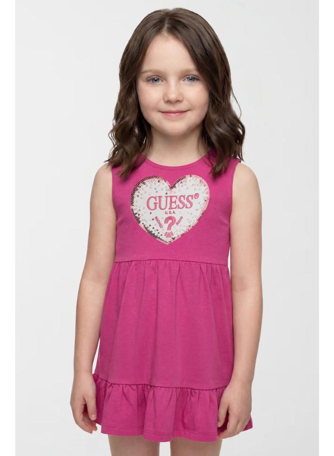 GUESS Kids Graphic Sleeveless Mini Dress - Image 1