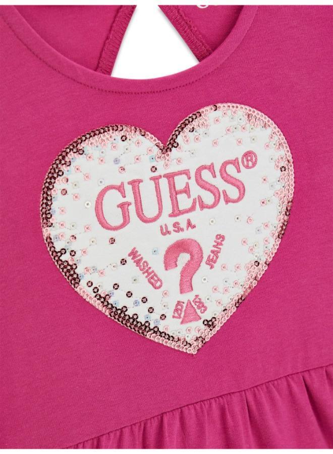 GUESS Kids Graphic Sleeveless Mini Dress - Image 5