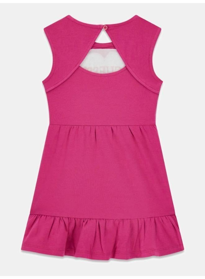 GUESS Kids Graphic Sleeveless Mini Dress - Image 4