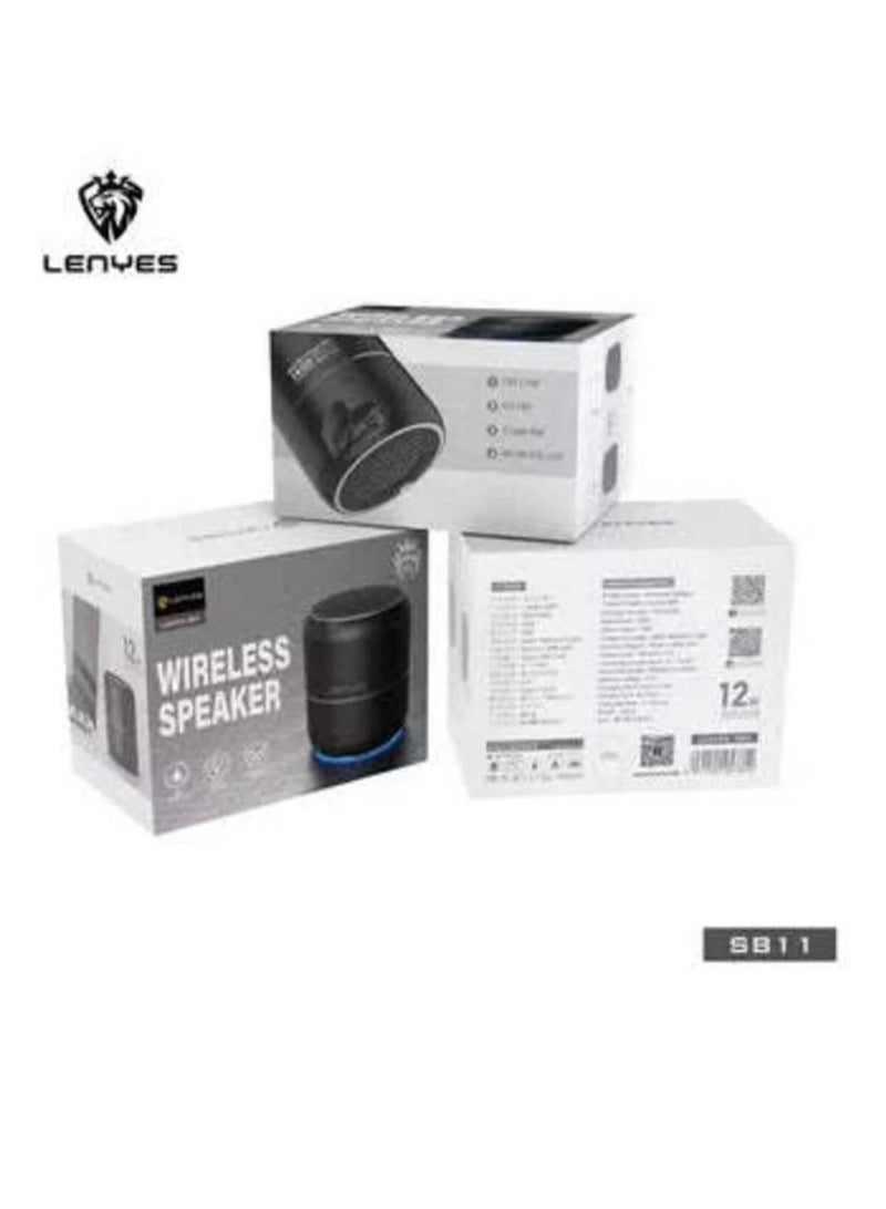 Lenyes S811 Wireless Speaker - Deep Bass and Portable LED Design - Image 2