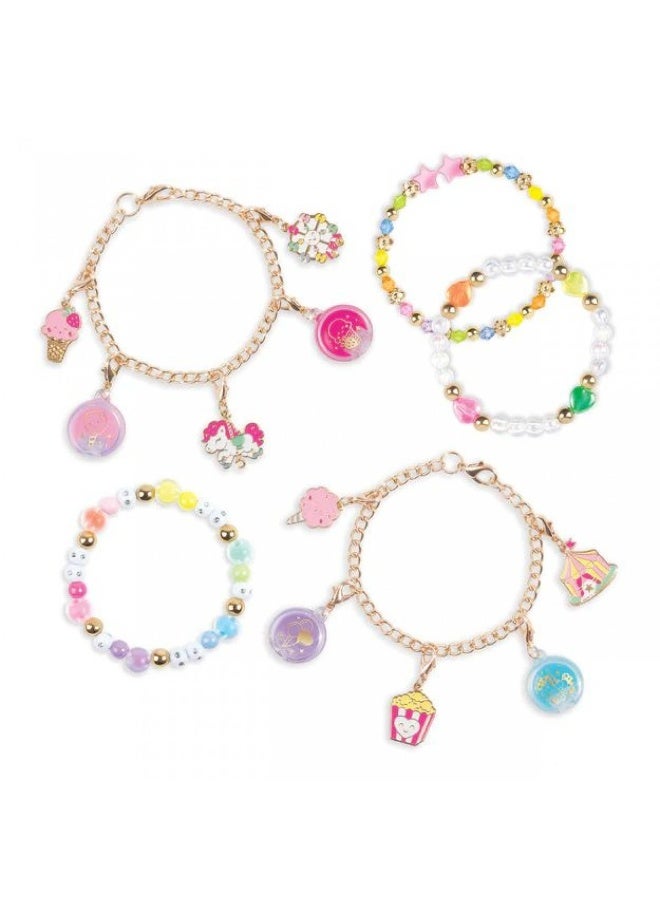 Make It Real Sweet Spin Carnival Lip Gloss Bracelets DIY Kit (104 Pieces) - Image 3