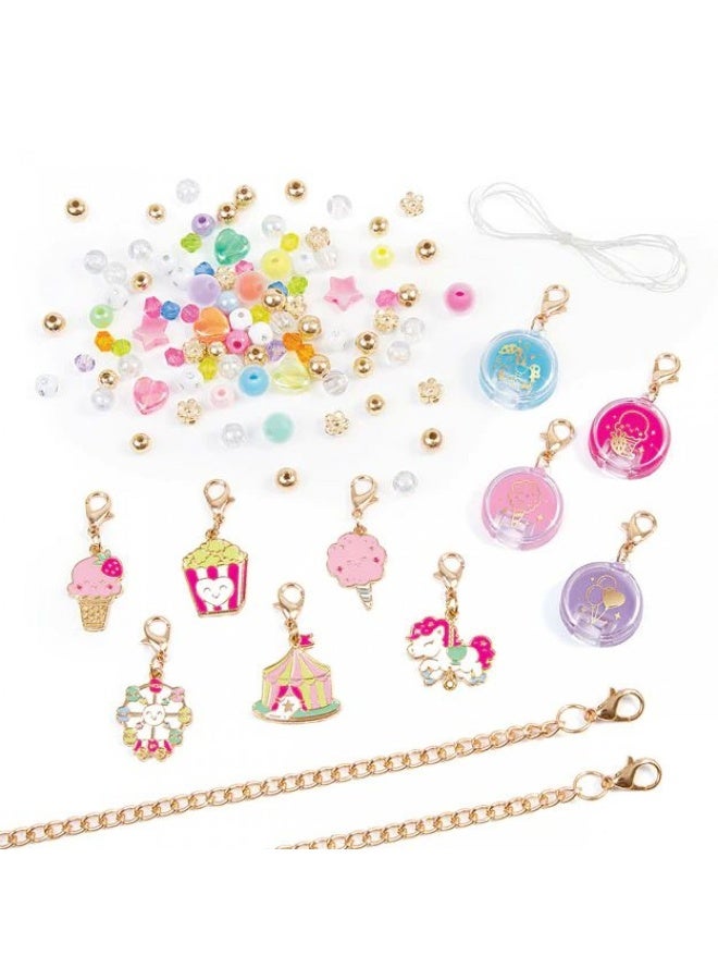 Make It Real Sweet Spin Carnival Lip Gloss Bracelets DIY Kit (104 Pieces) - Image 2