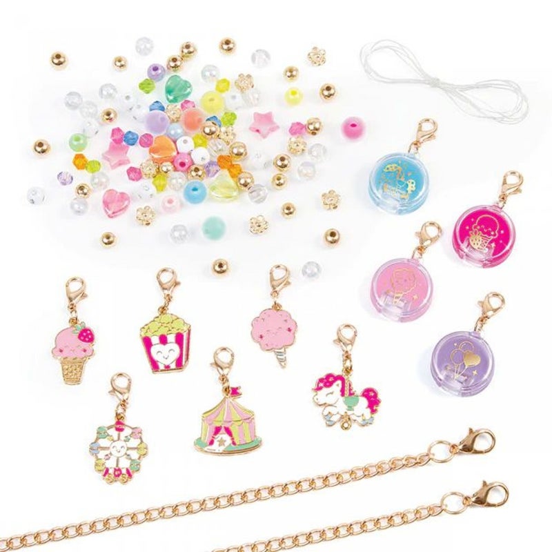 Make It Real Sweet Spin Carnival Lip Gloss Bracelets DIY Kit (104 Pieces) - Image 2
