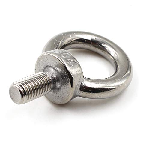 SeeRaphee M10 Ring Shape Lifting Threaded Eye Bolt 304 Stainless Steel for Eye Nut Fastener-4 Pack - Image 2
