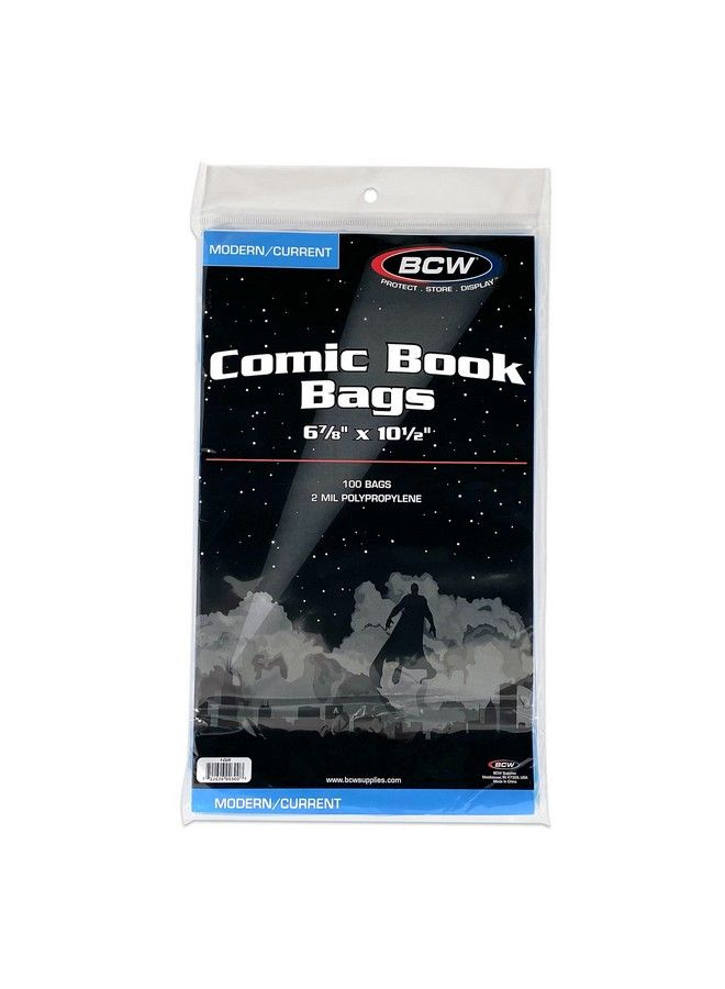 BCW Cw Current Comic Bags And Modern Backing Boards 100 Ct - Image 4