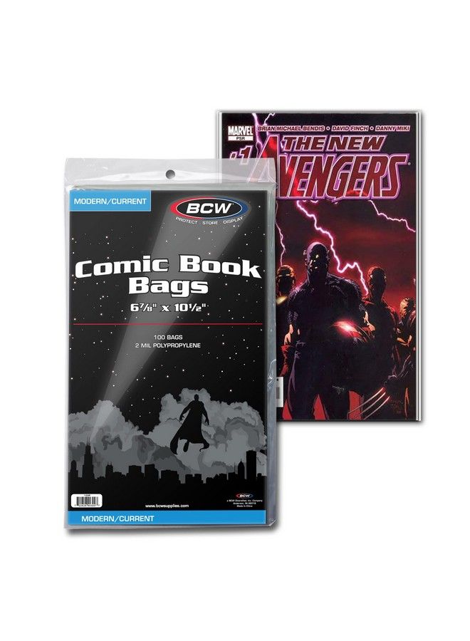 BCW Cw Current Comic Bags And Modern Backing Boards 100 Ct - Image 5