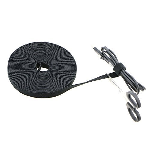 Pasow Fastening Tape Cable Tie Double Side Nylon Power Wire Management 3/4Inch 1 Roll Hook (5 Yards, Style 1) - Image 4