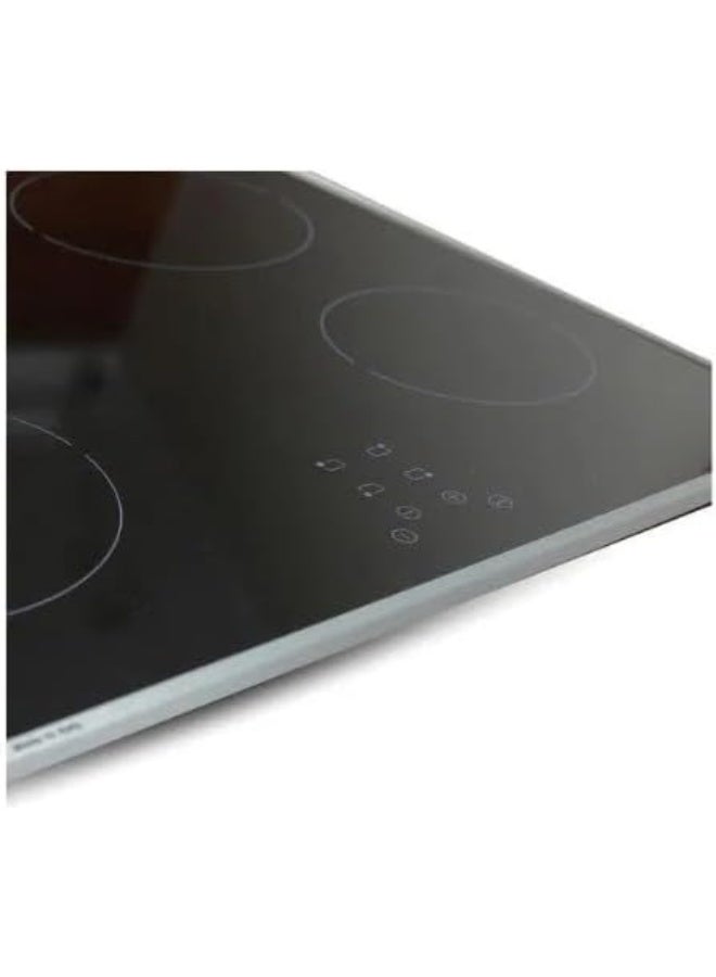 كيتشن لاين موقد كيتشن لاين كهربائي مدمج، 60 سم، 4 مناطق طهي سيراميك، أسود ، ZP.VTN04 - Image 3