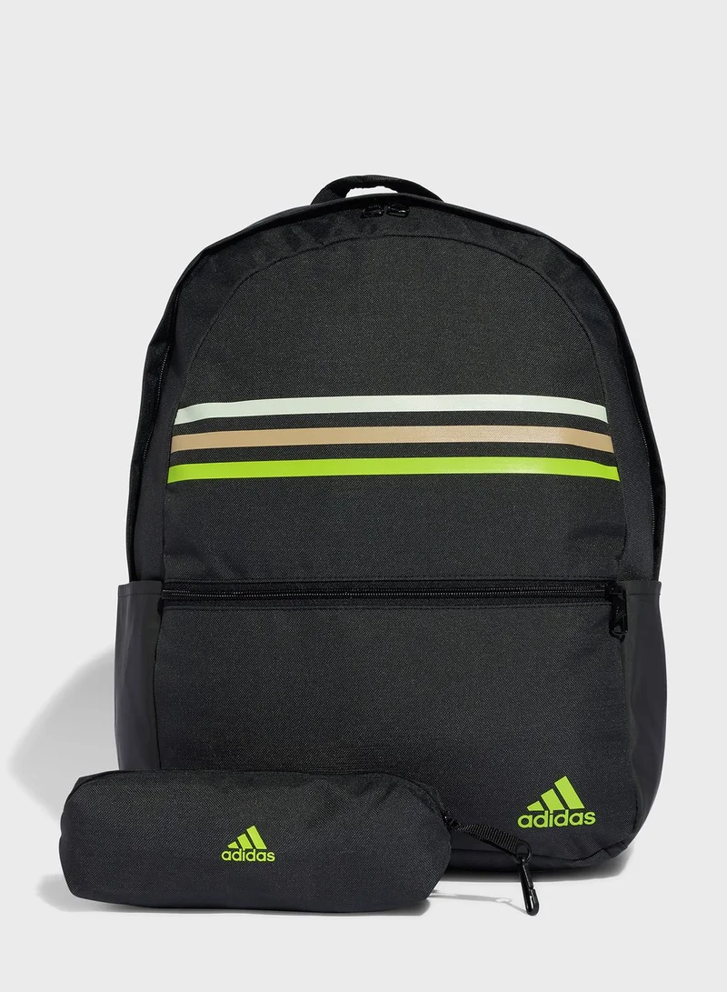Adidas Classic 3 Stripes Backpack