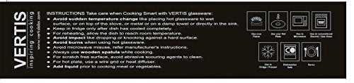 VERTIS Borosilicate Glass Half Plates Transparent Set of 2 - Image 2