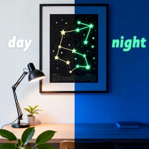 CIS Inks CISinks 5 Sheets A4 Glow in the Dark Printable Photoluminescent Paper – Rechargeable Luminous Film for Inkjet Printers, Safety Signs, Crafts, DIY Art Projects, 170 Micron, Non-Adhesive 8.27" x 11.7" - Image 2