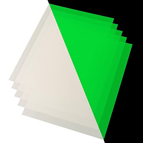 CIS Inks CISinks 5 Sheets A4 Glow in the Dark Printable Photoluminescent Paper – Rechargeable Luminous Film for Inkjet Printers, Safety Signs, Crafts, DIY Art Projects, 170 Micron, Non-Adhesive 8.27" x 11.7" - Image 1