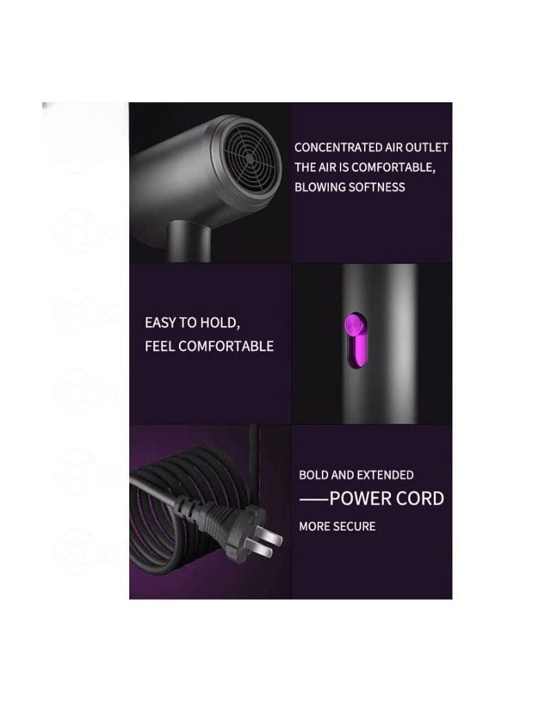 Mini Portable Hair Dryer Low Noise Simple Design Home Hair Beauty Tool - Image 2