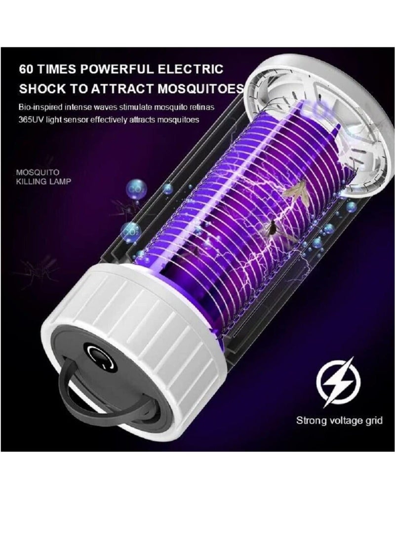 Generic Mosquito Killer Lamp, Portable Usb Electric Mosquito Control, Hanging Uv Indoor And Outdoor Bug Zapper, For Trap Fly Insect In Bedroom Office Garden Camping  - Image 4