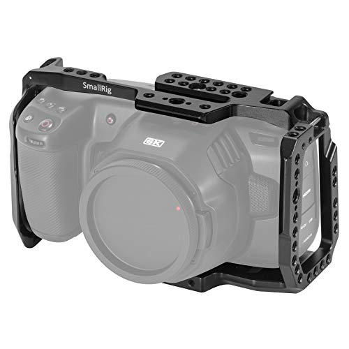 SMALLRIG [الإصدار الجديد] قفص SMALLRIG BMPCC 4K و 6K لكاميرا بلاك ماجيك ديزاين بوكيت سينما 4K و 6K مع حذاء بارد، سكة NATO - 2203 - Image 1