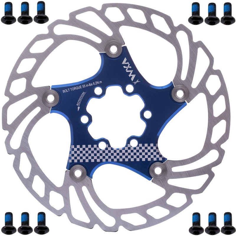 YBEKI Premium Floating Bike Disc Brake Rotor (140/160/180/203mm) - CNC Machined Stainless Steel & Aircraft Aluminum - Enhanced Heat Dissipation for MTB/Road/BMX Bikes - with 12-Bolt Kit - Image 2