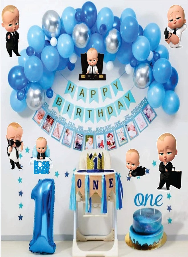 Creative Props Baby Boss Party Decorations, 7 PCS Cut-out Characters Set, Birthday Theme - Image 4