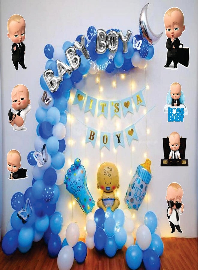 Creative Props Baby Boss Party Decorations, 7 PCS Cut-out Characters Set, Birthday Theme - Image 5