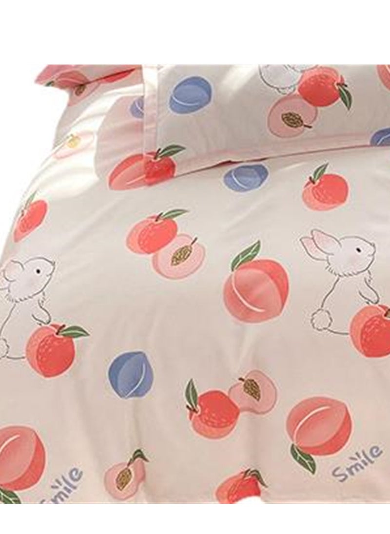 Generic 4pcs bedding set 2 pillowcases 1 quilt cover 1 bed sheet four-piece set with creative and fashionable styling  - Image 2