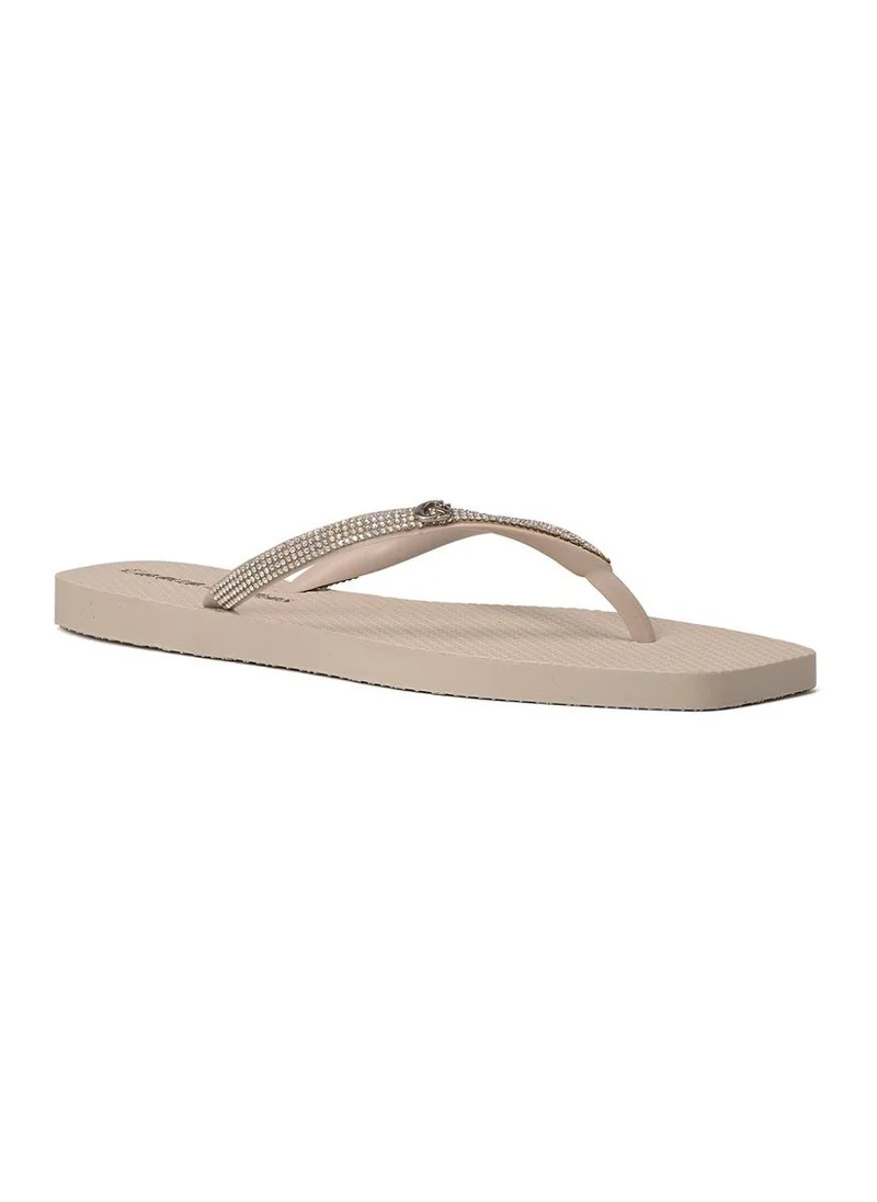 Carmen Steffens Flip-Flops Shine Off-White