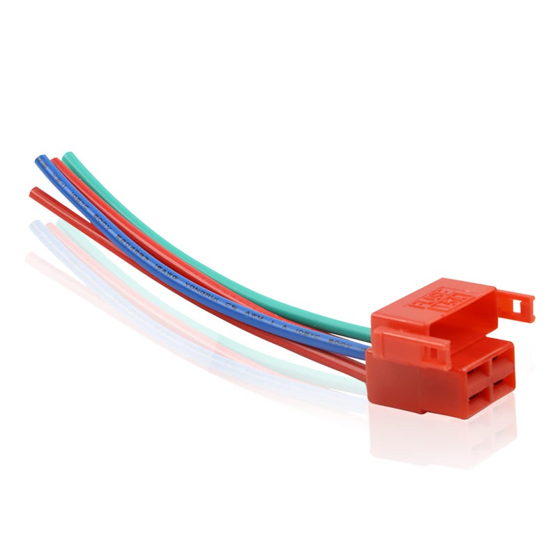 FLYPIG 4 Wire Starter Solenoid Relay Plug Harness Plug Electrical Connector for Honda CBR600 CBR900 CBR929 CBR954 CBR1000 CB600 CB650 CB750 CB900F GL1200 GL1500 Shadow FSC600 VF750 VFR800 VT1100