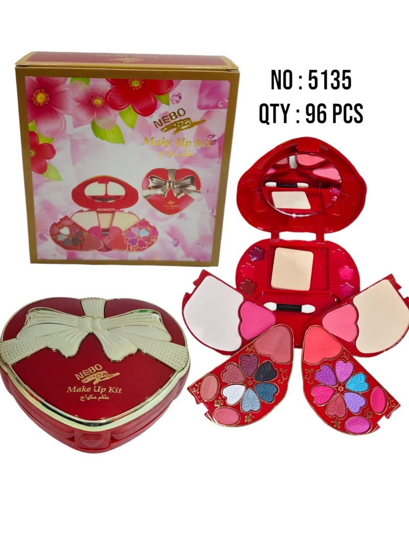 soft rose All-in-one multipurpose red makeup kit