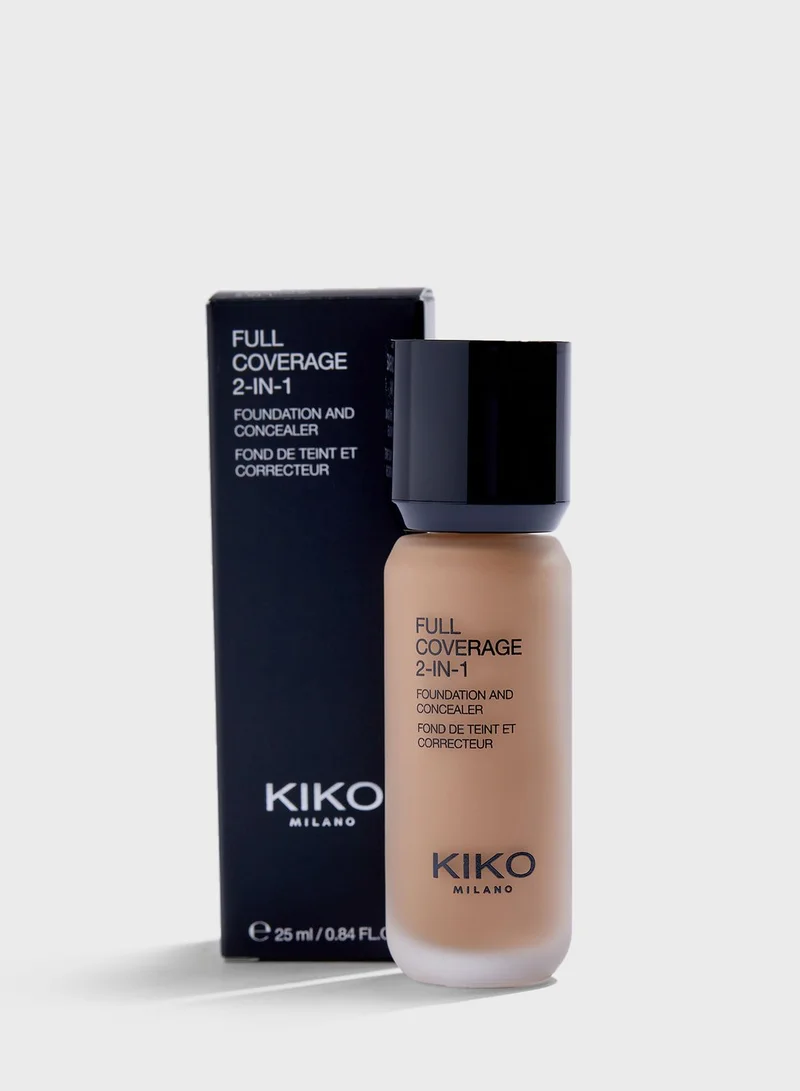 KIKO MILANO Full Coverage 2-In-1 Foundation & Concealer 30