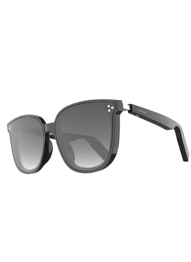 porodo Lifestyle Polarized Sunglasses with Speaker, 160 Hours Standby Time, 2 Hours Charging Time, Bluetooth Version 5.3, Push-Button Controls, Multi-Coated Lens - Black  - Image 4