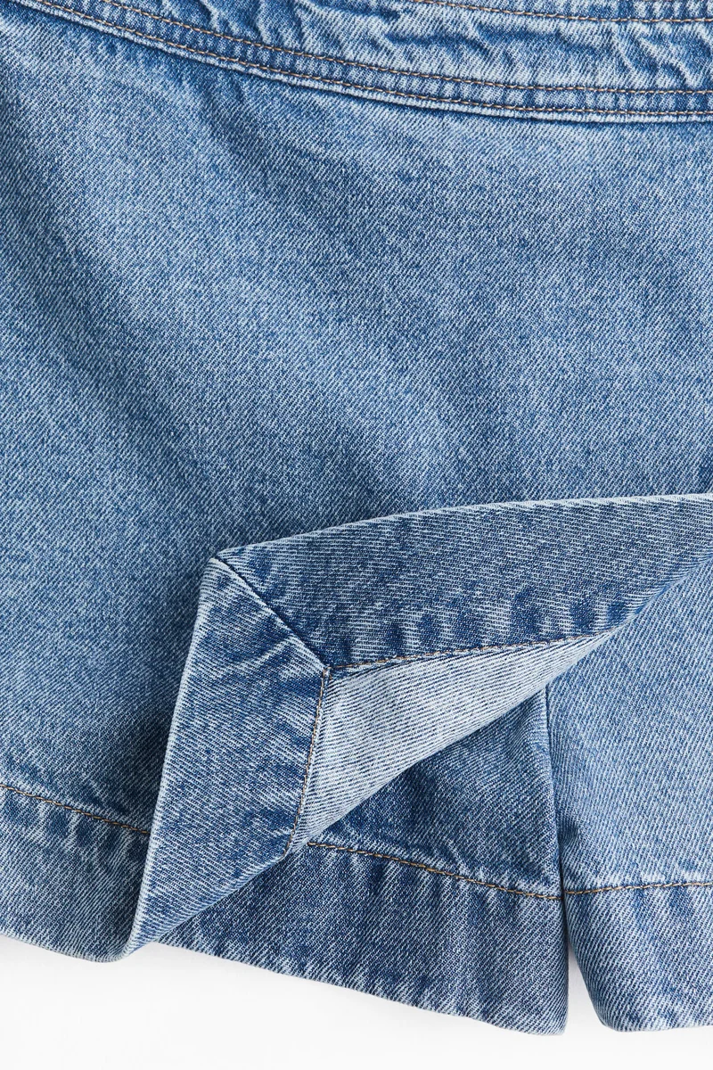 H&M Wrap denim skort