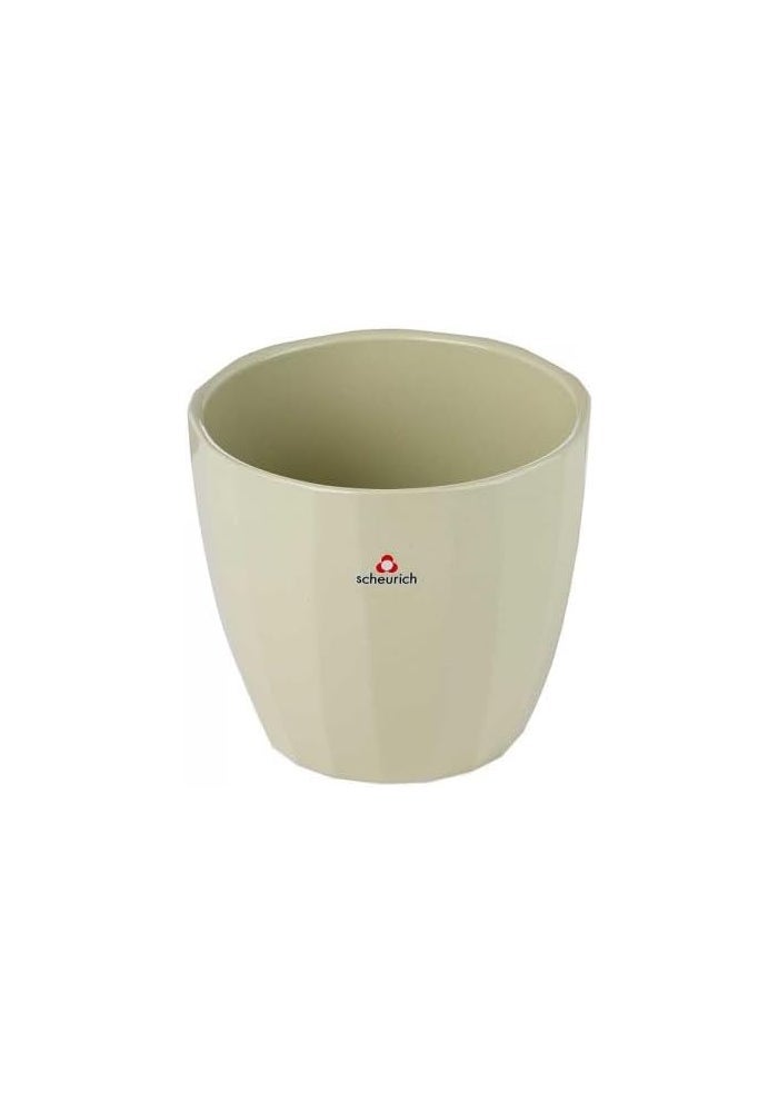 Scheurich Ceramic Cover Flower Pot - Green Elegance - Image 2