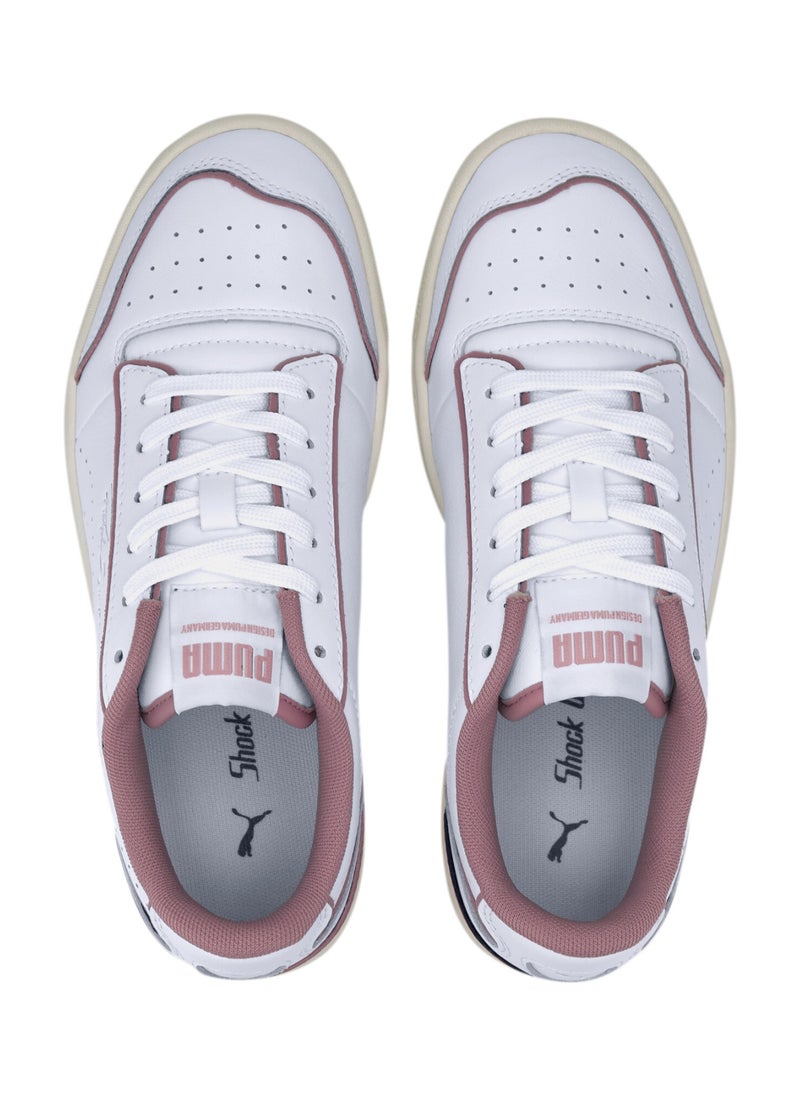 PUMA - Ralph Sampson Lo Perforated Outline Mens White Sneakers - Image 1