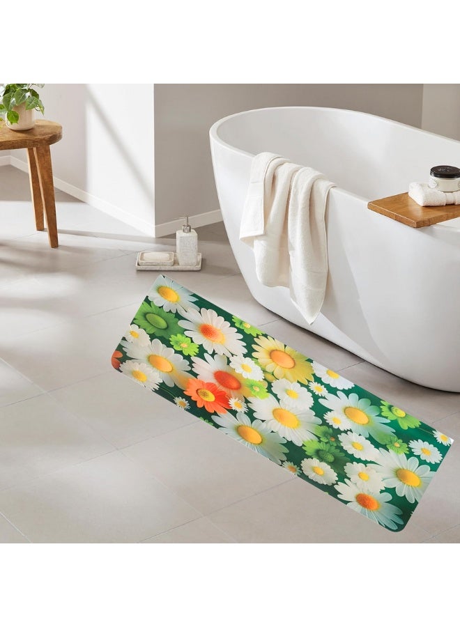Sweet Bathroom Rugs 116x38cm, Extra Soft Absorbent Bath Rugs, Rubber Backing Quick Dry, Machine Washable Bath Mats for Bathroom Floor, Tub and Shower, Home Decor Accessories - Image 3