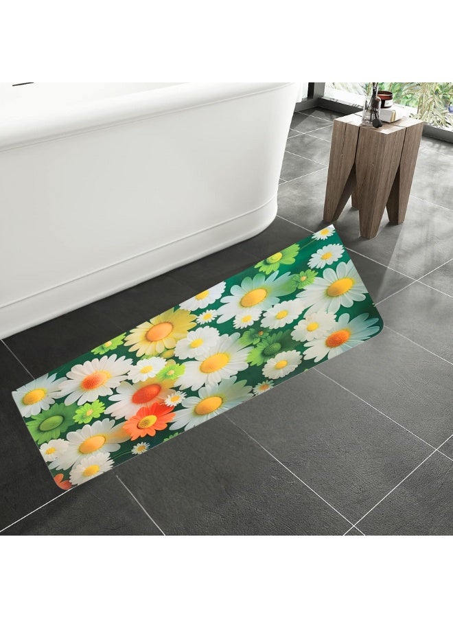 Sweet Bathroom Rugs 116x38cm, Extra Soft Absorbent Bath Rugs, Rubber Backing Quick Dry, Machine Washable Bath Mats for Bathroom Floor, Tub and Shower, Home Decor Accessories - Image 1