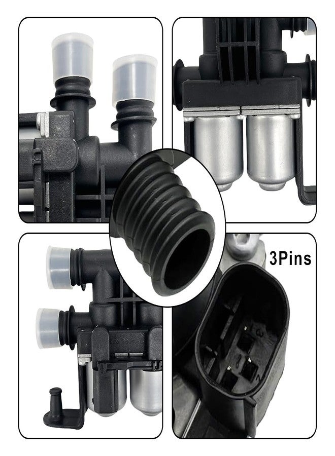 HOAVEED Heater Control Valve Solenoid Fits （2004-2018） BMW X5 E53 E70 F15,（2008-2019） X6 E71 F16 - HVAC Coolant Flow Regulator - Replaces 64116910544, 1147412166, SK416008, 701-005 - Image 3