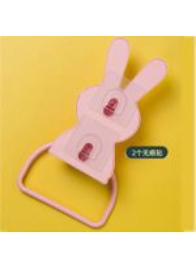 Double Face Strong Adhesive Towel Organizer, High Strength Double Face Adhesive for Permanent Fixing Materials Large (Pink) - Image 4