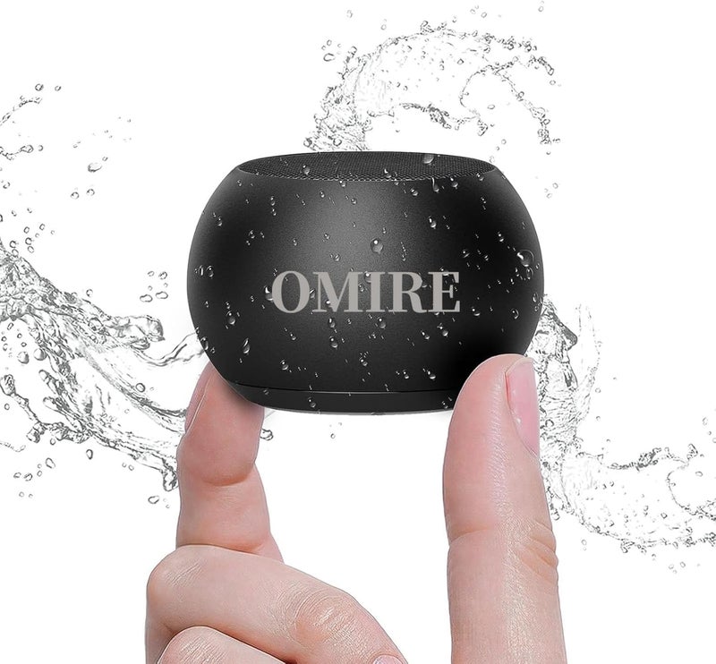 OMIRE Portable Bluetooth Speakers,مكبر صوت بلوتوث,mini Wireless Bluetooth Speaker,Bluetooth 5.3, Mini Speaker with Lanyard Easy to Carry, Brief Design, IPX4 Waterproof Speaker, Room, Hiking, Biking - Image 1