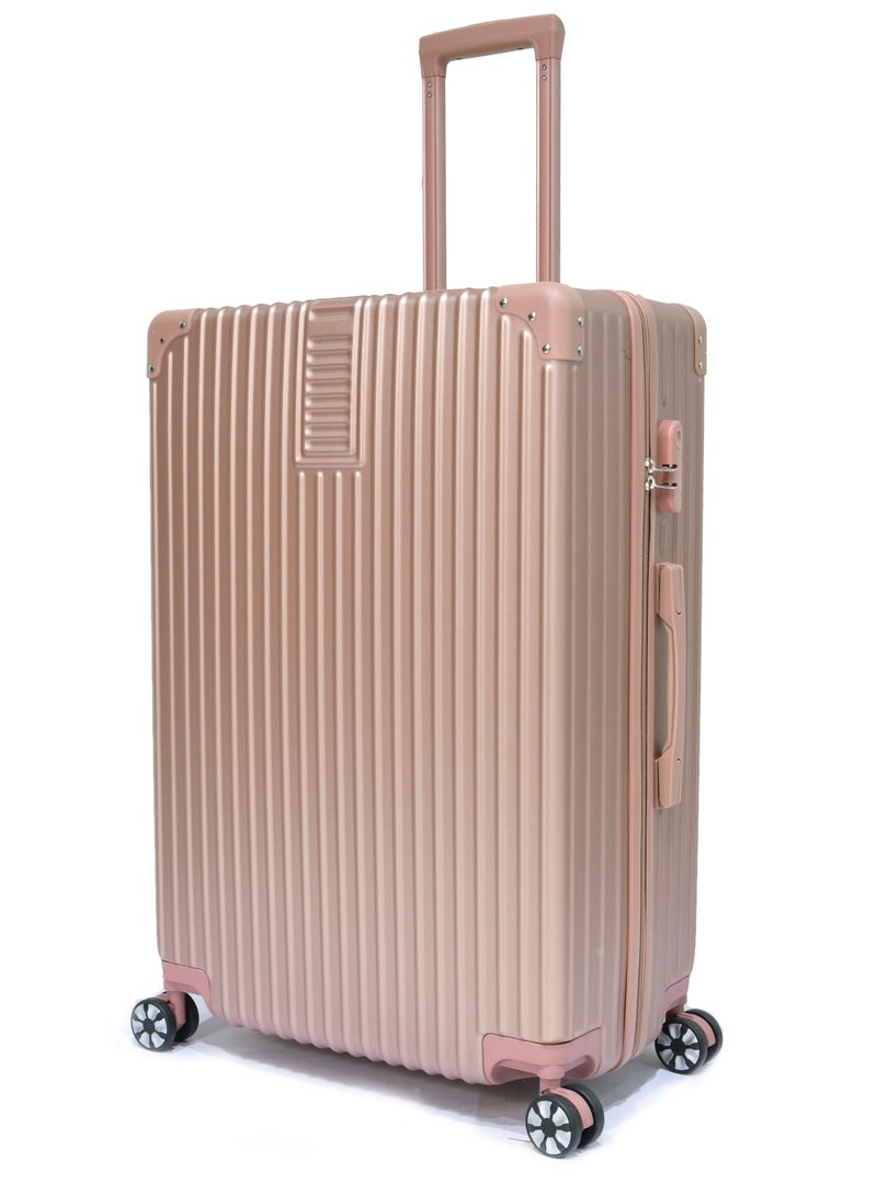 مورانو شنط سفر من مورانو للنساء مجموعة من 3 قطع طقم حقائب سفر روز قولد مقاسات 28''-24''-20'' إنش - Image 3