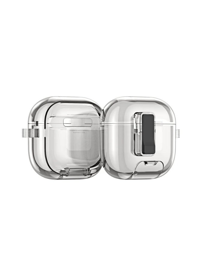 دوكس **حافظة دُكس دُوسِس من سلسلة PECR لسماعات AirPods 4 – باللون الرمادي**