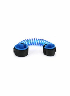 Anti Lost Wrist Link, Children Outdoor Safety Hook and Loop Wristband Leash Child Safety Harness for Kids and Toddlers, 1.5M Blue