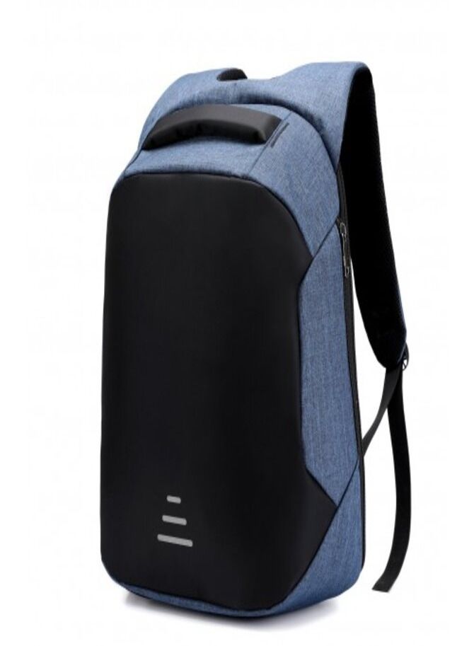 أوكايد OKADE S41 حقيبة ظهر للكمبيوتر المحمول الذكية مقاس 15.6 بوصة مزودة بمنفذ USB أزرق - Image 1