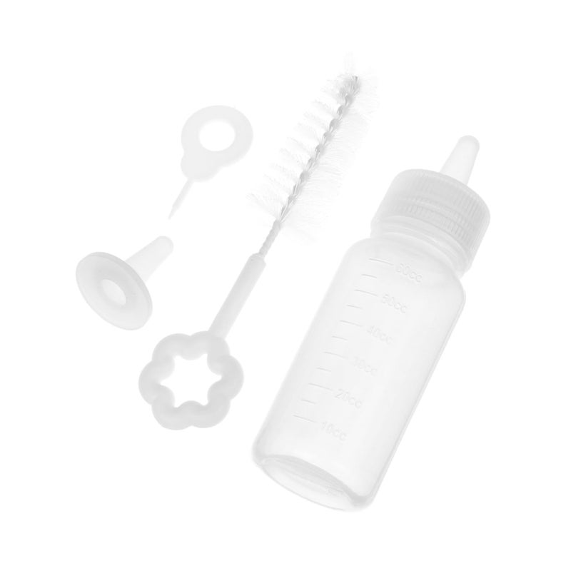 2 Sets Newborn Pet Nursing Bottle Cat Kitten Puppy Feeder Suction Bottle - Image 3