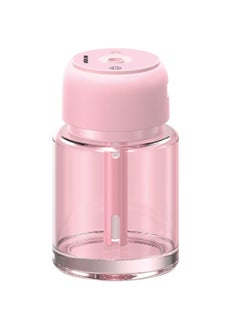 GREEN LION Fragrance 160ml Air Diffuser with Light Indicator, 300mAh Battery, 4 to 5 Hours Working Time, Type-C Charging, Multi Mode - Pink  - Image 1